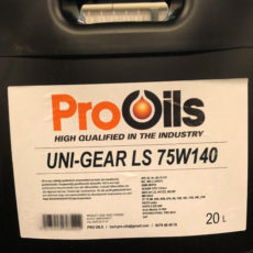 Pro Oils producten Gemert Hasselt versnellingsbakolie differentieelolie Uni-Gear LS 75W140